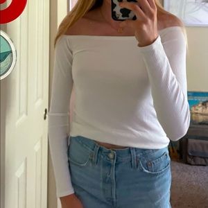 Hollister off the shoulder tee